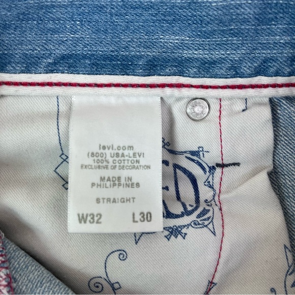 Levi’s red exclusive of decoration size:W32 L30 - Picture 8 of 12
